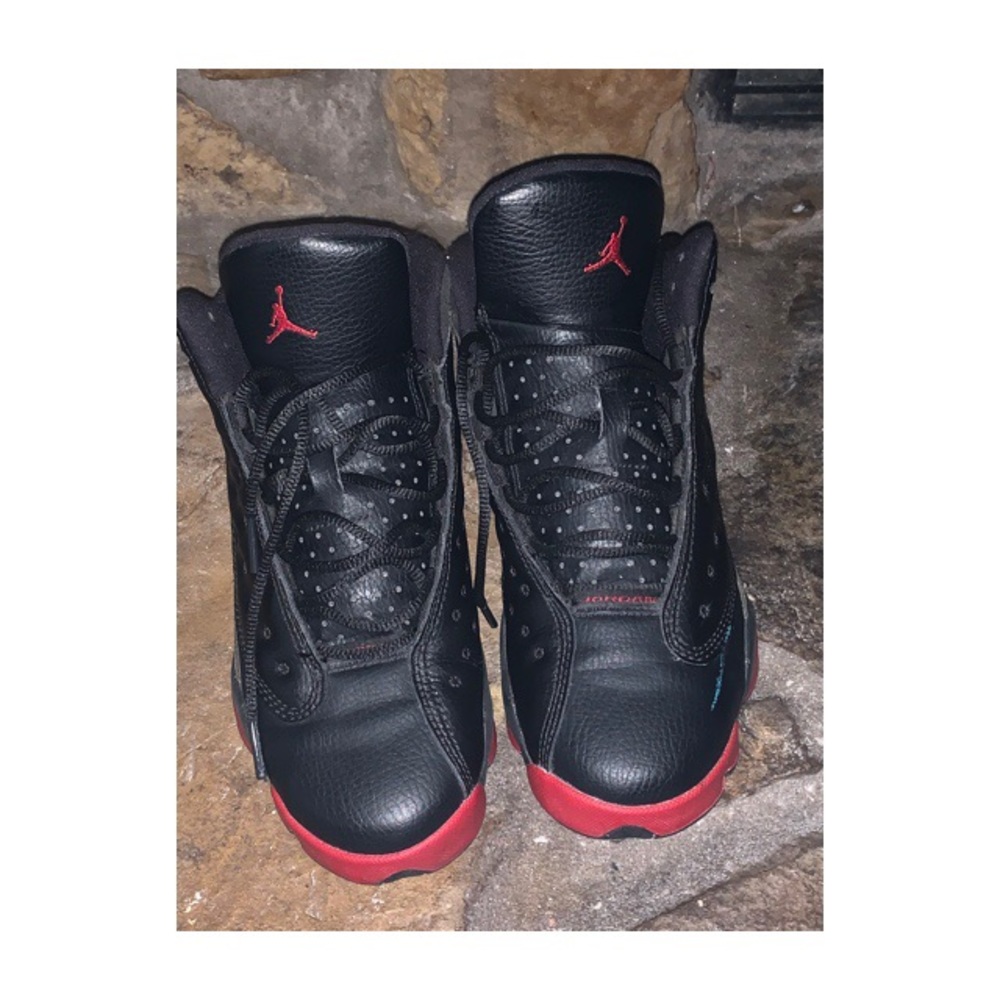 Jordan 13s red & black